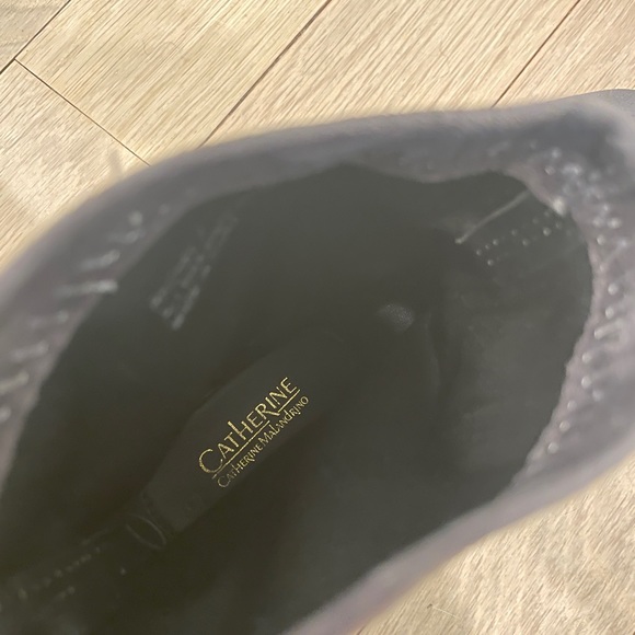 Catherine Malandrino Grey Suede Booties - Picture 7 of 7